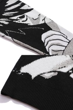 Y2K Anime Girl Sweater - Retro 90S Grunge, Pastel Goth, And Summer Y2K Fashion