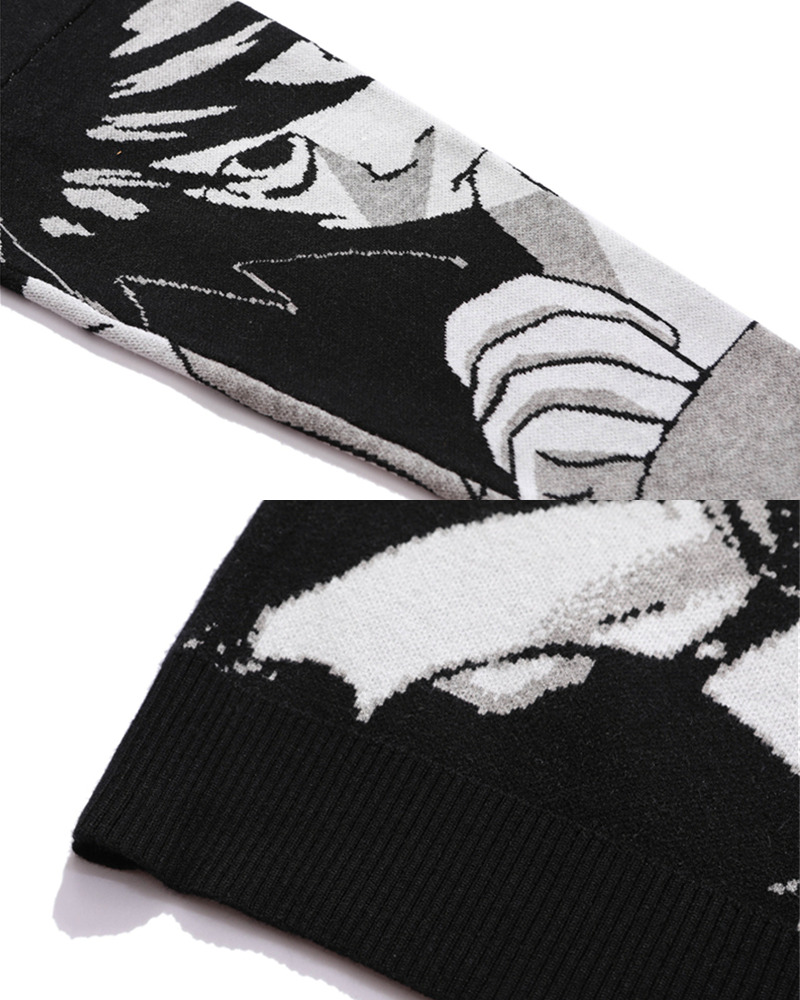 Y2K Anime Girl Sweater - Retro 90S Grunge, Pastel Goth, And Summer Y2K Fashion Y2K Anime Girl Sweater - Retro 90S Grunge, Pastel Goth, And Summer Y2K Fashion