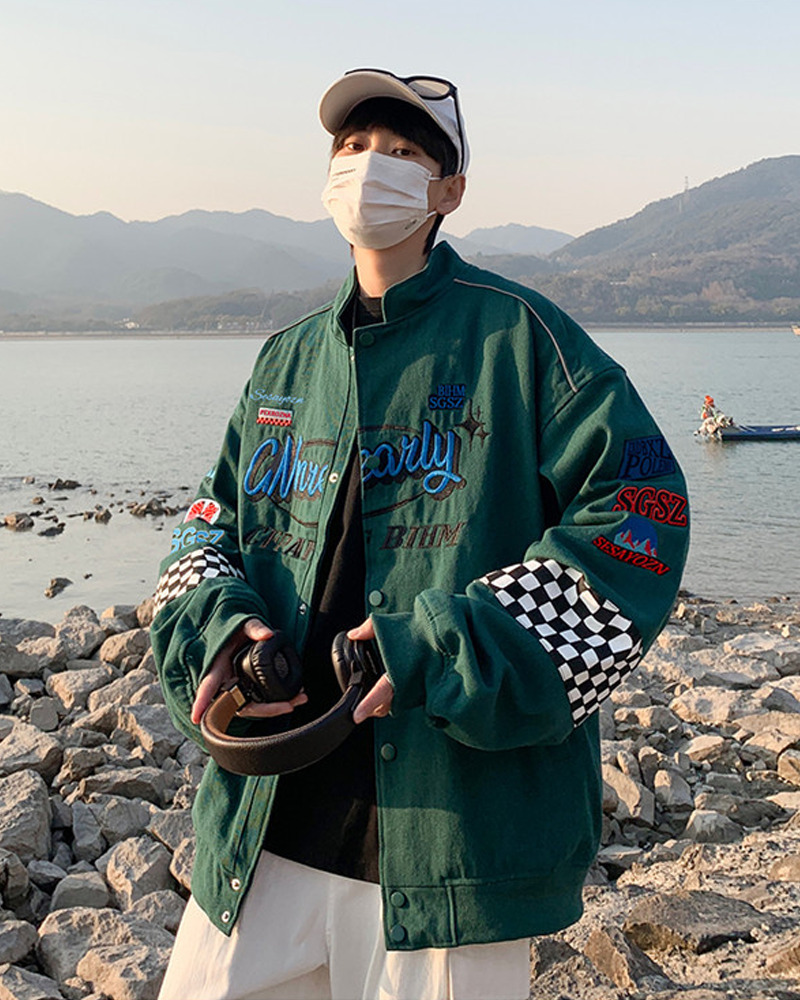 Y2K Bomber Jacket - Retro 90S Grunge, Summer Outfits, Club & Party Fashion For Women