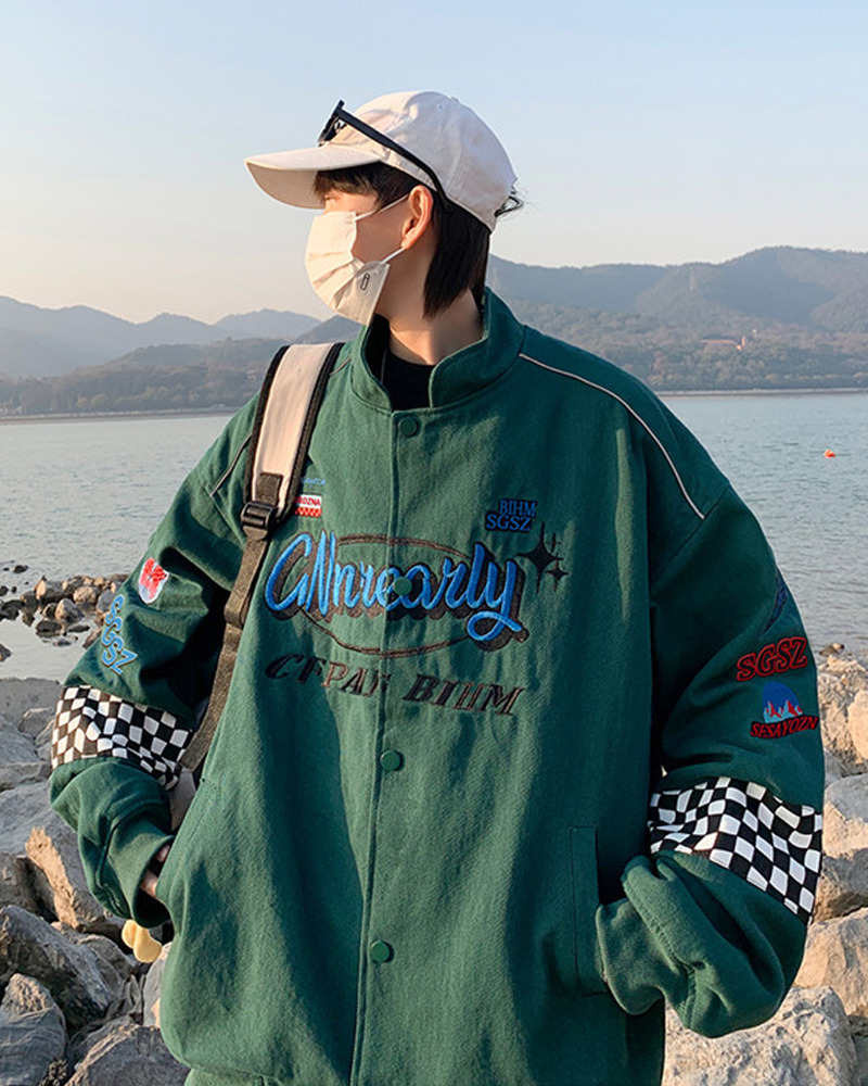 Y2K Bomber Jacket - Retro 90S Grunge, Summer Outfits, Club & Party Fashion For Women