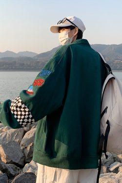 Y2K Bomber Jacket - Retro 90S Grunge, Summer Outfits, Club & Party Fashion For Women