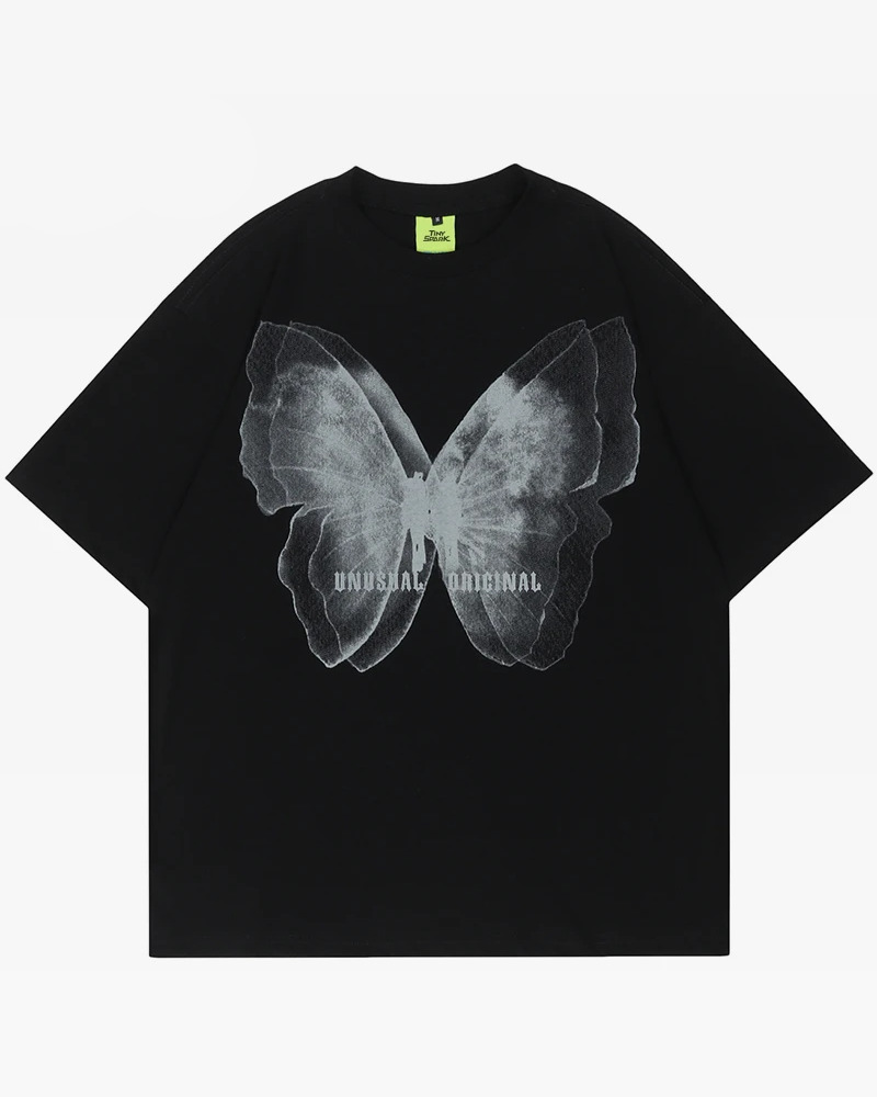Y2K Butterfly Tee Shirt - Retro 90S Grunge, Summer Y2K Outfits, Pastel Goth, Y2K Popstar Y2K Butterfly Tee Shirt - Retro 90S Grunge, Summer Y2K Outfits, Pastel Goth, Y2K Popstar