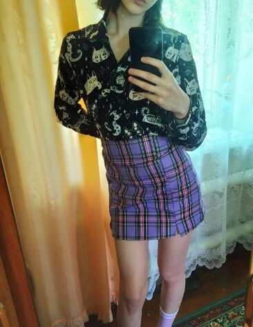 Y2K Cartoon Print Long Sleeve Top - Retro 90S Grunge, Summer Outfits, And Pastel Goth Style Y2K Cartoon Print Long Sleeve Top - Retro 90S Grunge, Summer Outfits, And Pastel Goth Style