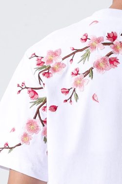 Y2K Cherry Blossom T-Shirt - 90S Grunge, Retro Summer Outfit, Pastel Goth, Y2K Fashion