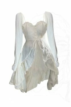 Y2K Chiffon 2-Piece Skirt Set: Sexy Strap Dress & Beige Ruched Top - Retro 90S Summer Fashion