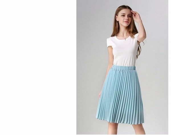 Y2K Chiffon Pleated Long Skirt - Retro 90S Grunge, Summer Outfits, Pastel Goth Fashion Y2K Chiffon Pleated Long Skirt - Retro 90S Grunge, Summer Outfits, Pastel Goth Fashion