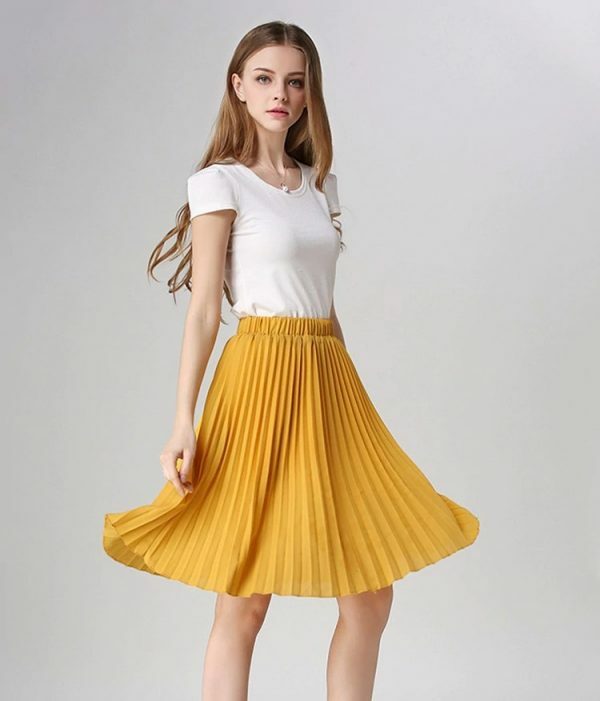 Y2K Chiffon Pleated Long Skirt - Retro 90S Grunge, Summer Outfits, Pastel Goth Fashion Y2K Chiffon Pleated Long Skirt - Retro 90S Grunge, Summer Outfits, Pastel Goth Fashion