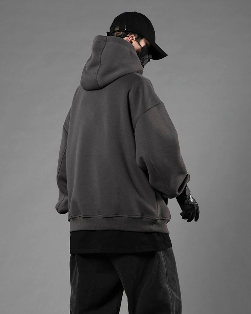 Y2K Cyberpunk Techwear Hoodie - 90S Grunge, Retro Style, Y2K Summer & Party Outfits