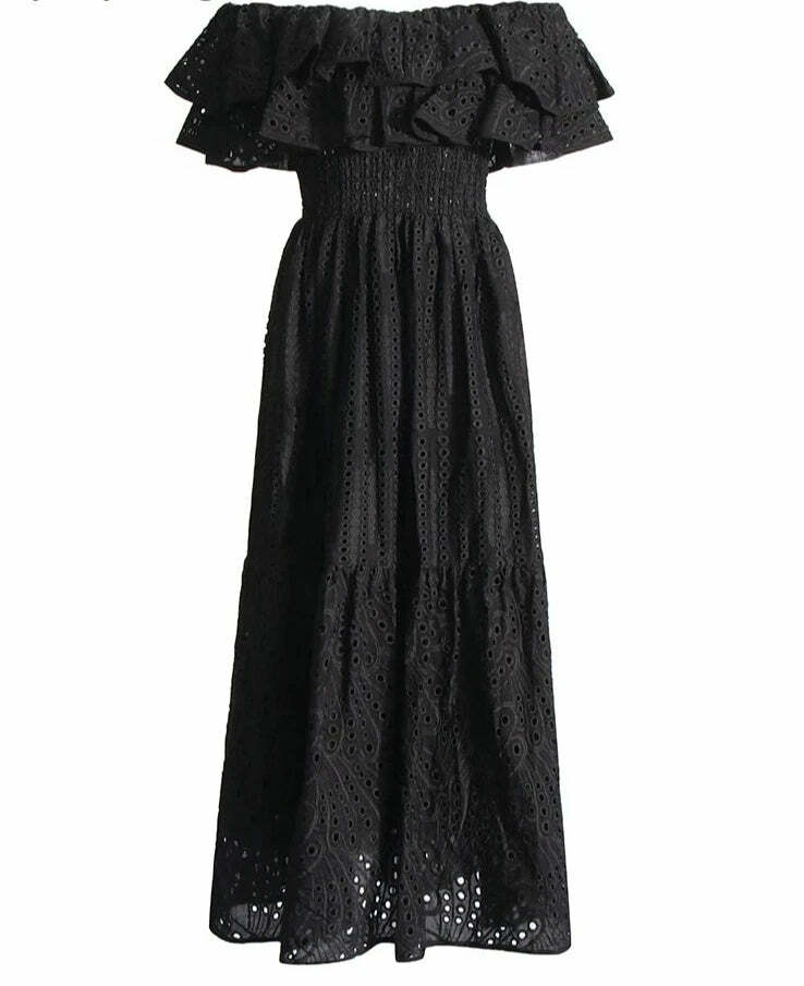 Y2K Daisy Maxi Dress - Retro 90S Grunge Summer Outfit, Pastel Goth, Y2K Party Fashion Y2K Daisy Maxi Dress - Retro 90S Grunge Summer Outfit, Pastel Goth, Y2K Party Fashion