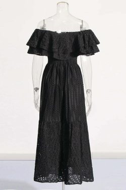 Y2K Daisy Maxi Dress - Retro 90S Grunge Summer Outfit, Pastel Goth, Y2K Party Fashion