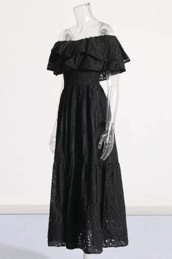 Y2K Daisy Maxi Dress - Retro 90S Grunge Summer Outfit, Pastel Goth, Y2K Party Fashion