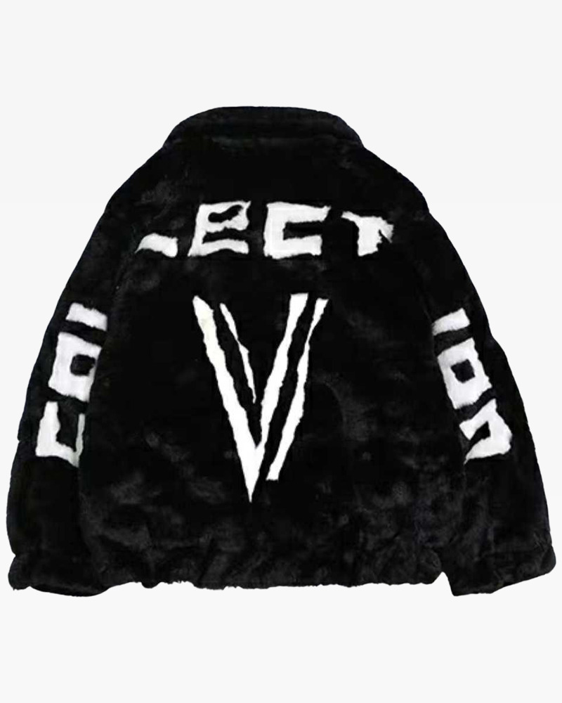 Y2K Faux Fur Bomber Jacket - 90S Grunge, Retro Style, Pastel Goth, Y2K Party & Club Outfits Y2K Faux Fur Bomber Jacket - 90S Grunge, Retro Style, Pastel Goth, Y2K Party & Club Outfits