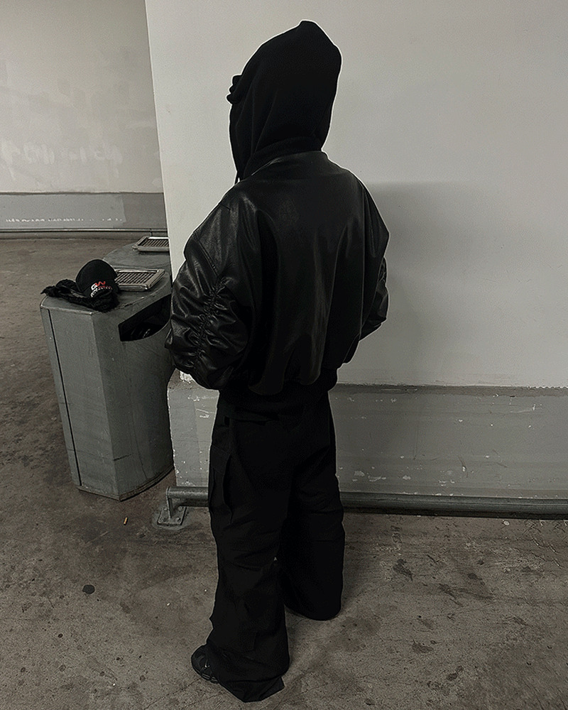 Y2K Faux Leather Oversized Bomber Jacket - 90S Grunge, Retro Style, Y2K Fashion Must-Have Y2K Faux Leather Oversized Bomber Jacket - 90S Grunge, Retro Style, Y2K Fashion Must-Have