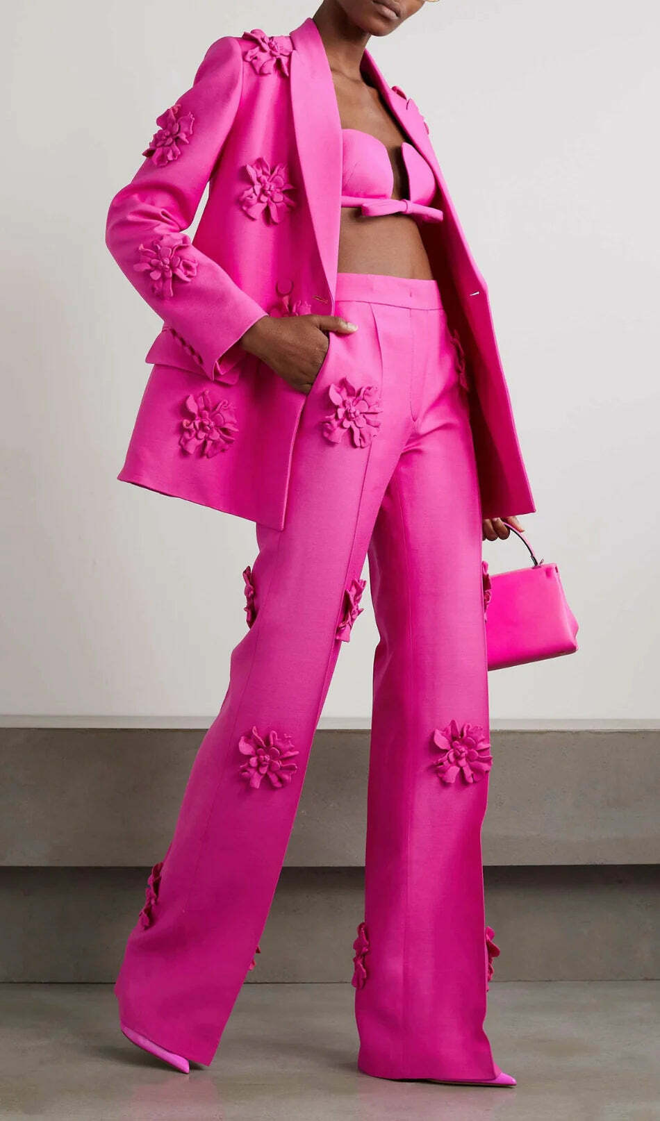 Y2K Floral Blazer Trousers Set - Retro 90S Grunge, Summer Y2K Outfits, Pastel Goth Style Y2K Floral Blazer Trousers Set - Retro 90S Grunge, Summer Y2K Outfits, Pastel Goth Style