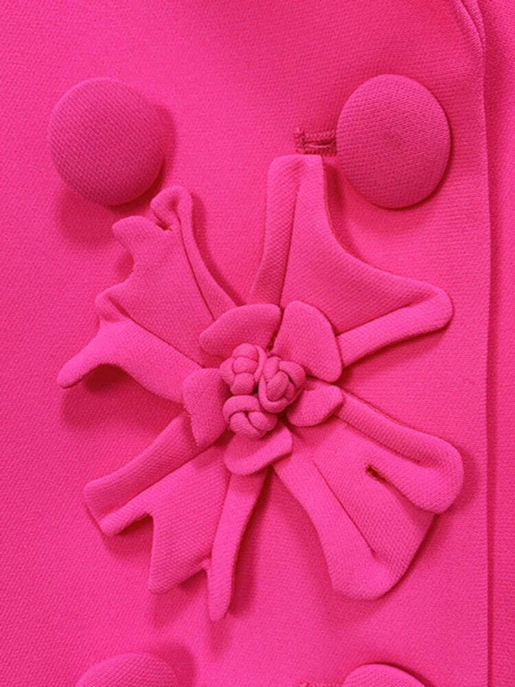 Y2K Floral Blazer Trousers Set - Retro 90S Grunge, Summer Y2K Outfits, Pastel Goth Style Y2K Floral Blazer Trousers Set - Retro 90S Grunge, Summer Y2K Outfits, Pastel Goth Style