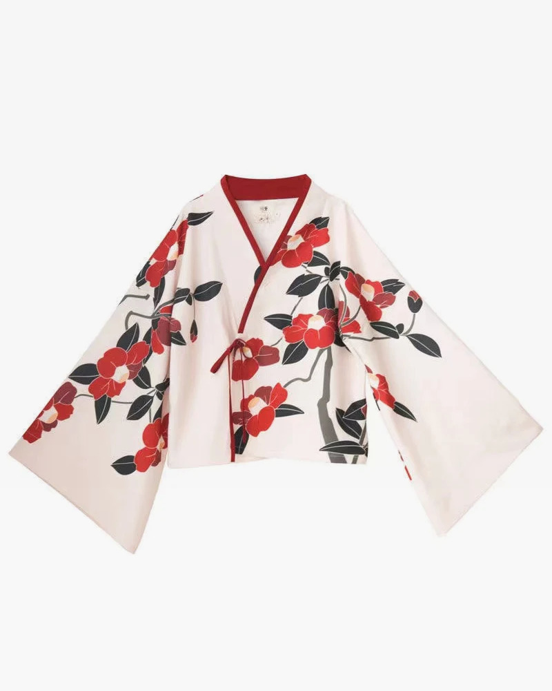 Y2K Floral Kimono - Retro 90S Grunge, Summer Outfits, Pastel Goth, Y2K Party & Club Fashion Y2K Floral Kimono - Retro 90S Grunge, Summer Outfits, Pastel Goth, Y2K Party & Club Fashion