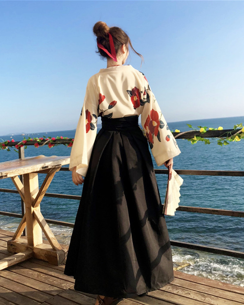 Y2K Floral Kimono Set - 90S Grunge Summer Outfit, Retro Y2K Fashion, Pastel Goth Style Y2K Floral Kimono Set - 90S Grunge Summer Outfit, Retro Y2K Fashion, Pastel Goth Style