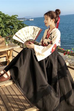 Y2K Floral Kimono Set - 90S Grunge Summer Outfit, Retro Y2K Fashion, Pastel Goth Style