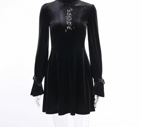 Y2K Graphic Embroidery Dress - Retro 90S Grunge, Summer Party, Club & Popstar Outfits Y2K Graphic Embroidery Dress - Retro 90S Grunge, Summer Party, Club & Popstar Outfits