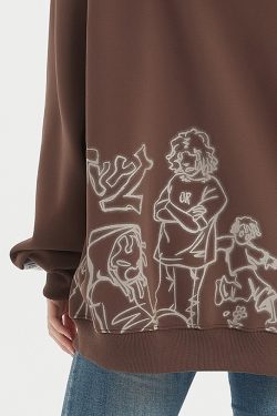 Y2K Graphic Hoodie - Retro 90S Grunge, Summer Y2K Outfits, Pastel Goth, Y2K Club & Party