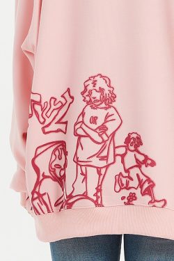 Y2K Graphic Hoodie - Retro 90S Grunge, Summer Y2K Outfits, Pastel Goth, Y2K Club & Party