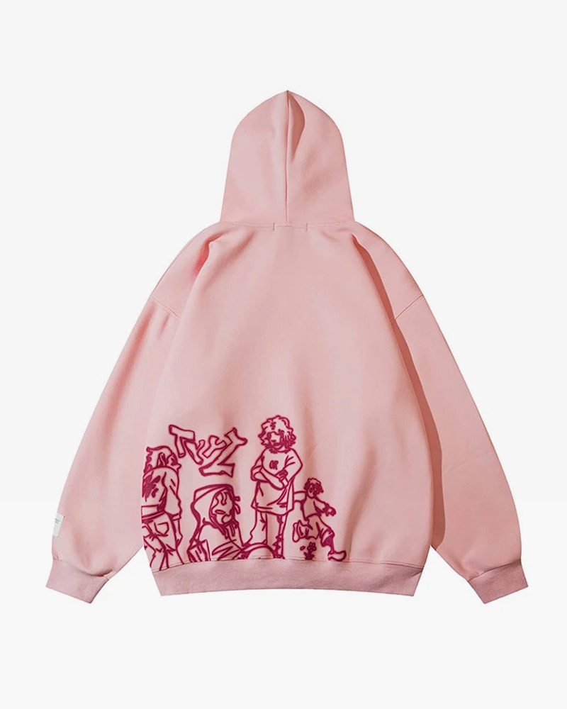 Y2K Graphic Hoodie - Retro 90S Grunge, Summer Y2K Outfits, Pastel Goth, Y2K Club & Party