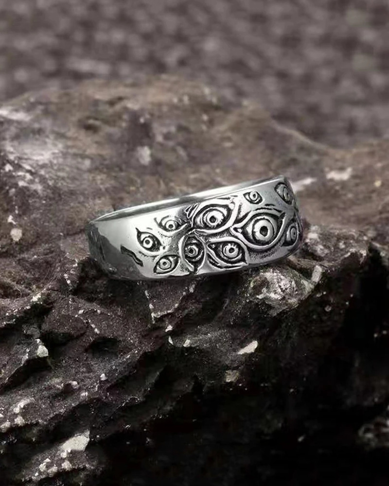 Y2K Grunge & 90S Fashion Jujutsu Kaisen Ring - Retro, Goth, Popstar, And Summer Outfits Access