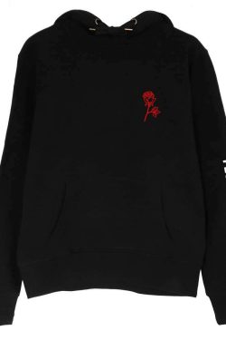 Y2K Grunge Aesthetic Hoodie - Retro 90S Fashion, Summer Y2K Outfits, Gothic Y2K Style