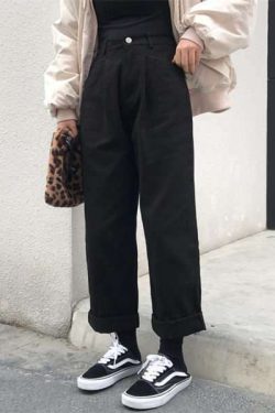 Y2K Grunge All-Weather Loose Pants - 90S Retro, Summer Outfits, Y2K Fashion Essentials