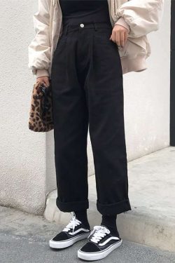 Y2K Grunge All-Weather Loose Pants - 90S Retro, Summer Outfits, Y2K Fashion Essentials