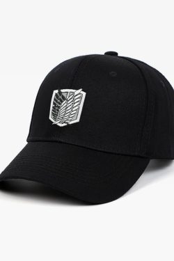 Y2K Grunge Attack On Titan Hat - 90S Retro Style For Summer Outfits & Party Looks