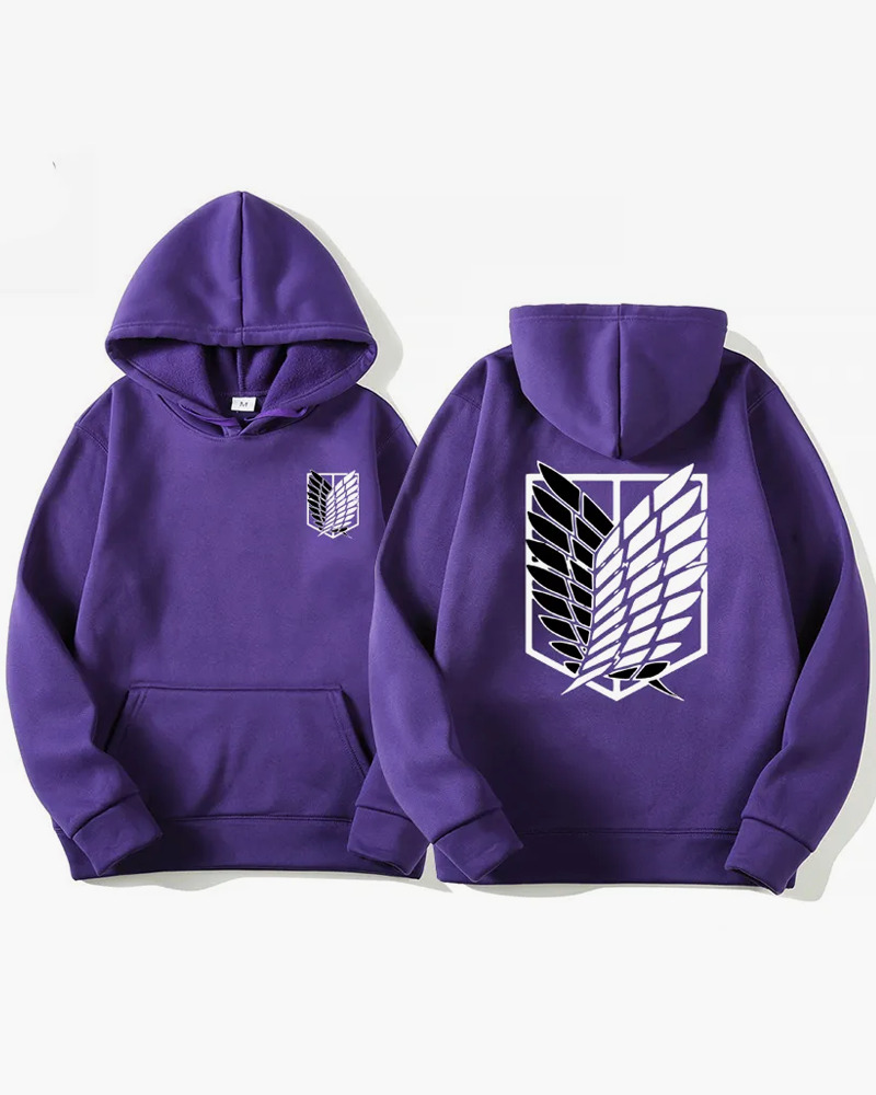 Y2K Grunge Attack On Titan Hoodie - Retro 90S Fashion, Summer Y2K Outfits, Pastel Goth Style