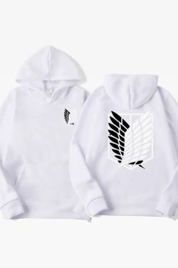 Y2K Grunge Attack On Titan Hoodie - Retro 90S Fashion, Summer Y2K Outfits, Pastel Goth Style