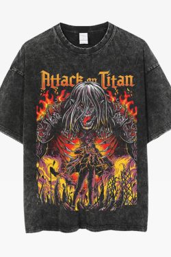 Y2K Grunge Attack On Titan Vintage Shirt - 90S Retro Summer Outfit For Women