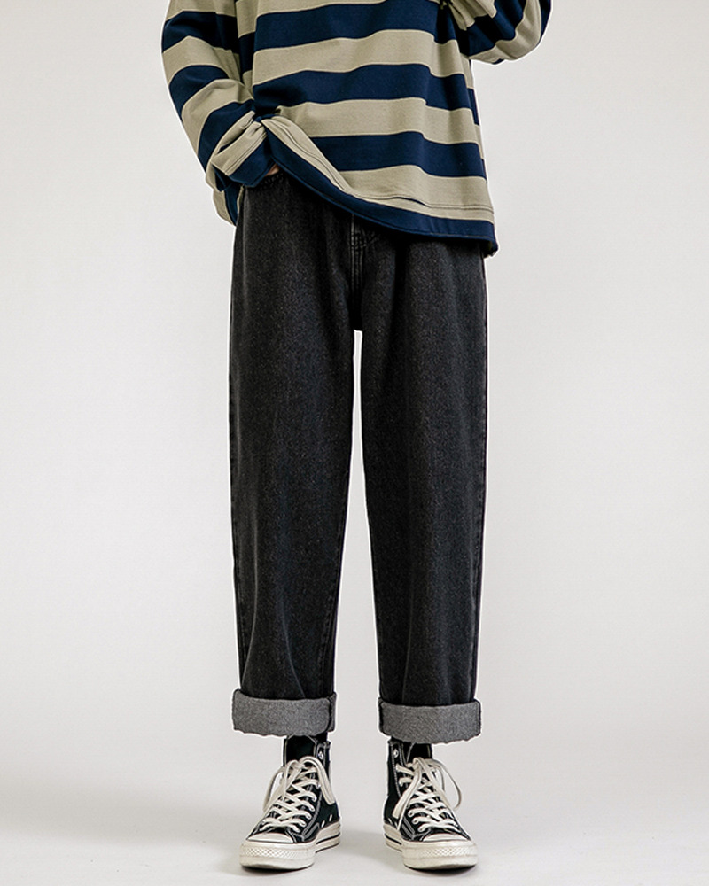 Y2K Grunge Baggy Black Jeans - Retro 90S Fashion, Summer Y2K Outfits, Gothic Y2K Style