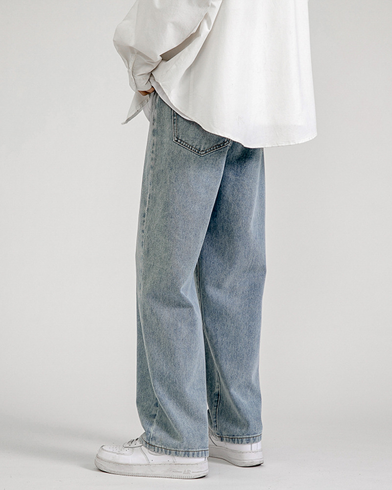 Y2K Grunge Baggy Blue Jeans - Retro 90S Fashion, Summer Outfits, And Hip Hop Style Y2K Grunge Baggy Blue Jeans - Retro 90S Fashion, Summer Outfits, And Hip Hop Style