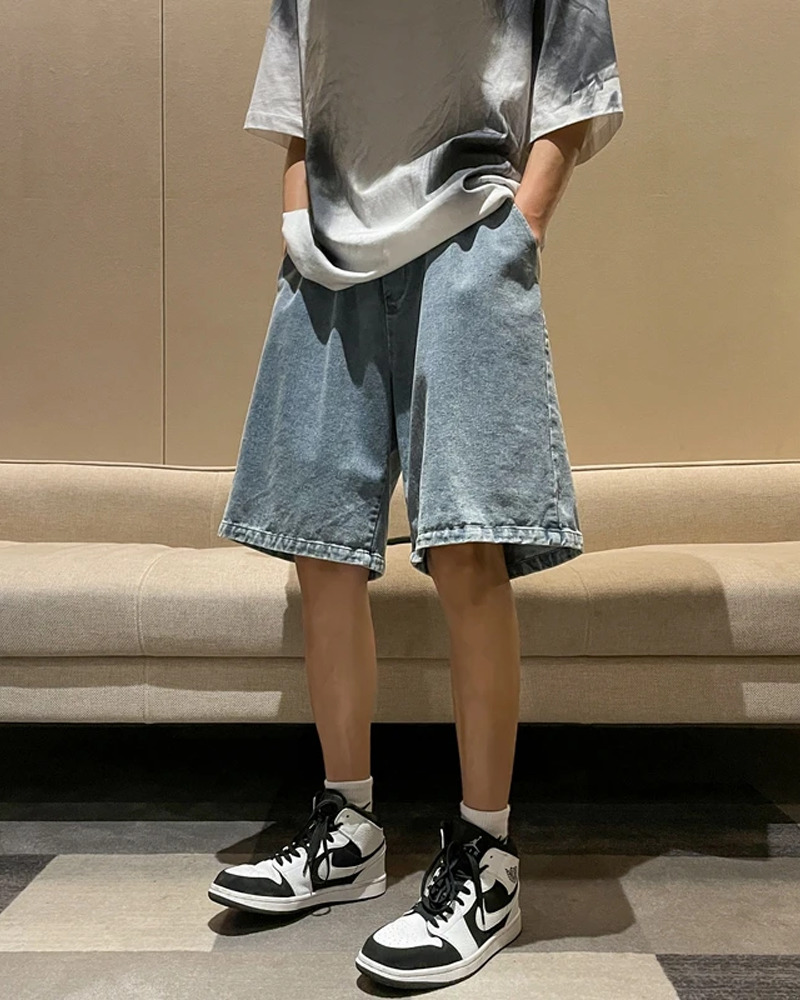 Y2K Grunge Baggy Denim Shorts - Retro 90S Summer Outfit, Perfect For Y2K Party & Club Looks Y2K Grunge Baggy Denim Shorts - Retro 90S Summer Outfit, Perfect For Y2K Party & Club Looks