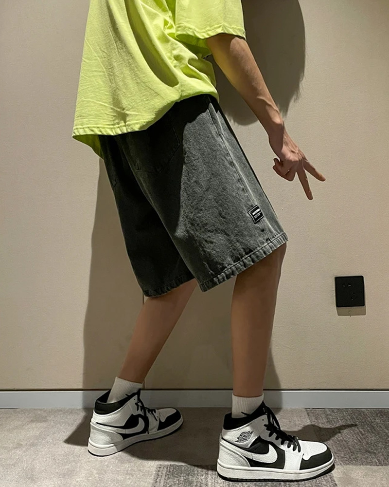 Y2K Grunge Baggy Denim Shorts - Retro 90S Summer Outfit, Perfect For Y2K Party & Club Looks Y2K Grunge Baggy Denim Shorts - Retro 90S Summer Outfit, Perfect For Y2K Party & Club Looks