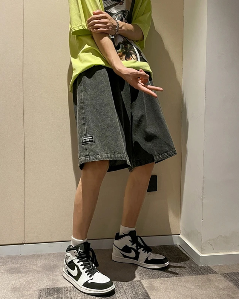 Y2K Grunge Baggy Denim Shorts - Retro 90S Summer Outfit, Perfect For Y2K Party & Club Looks Y2K Grunge Baggy Denim Shorts - Retro 90S Summer Outfit, Perfect For Y2K Party & Club Looks