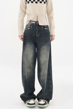 Y2K Grunge Baggy Fit Jeans - Retro 90S Fashion, Summer Outfits, And Hip Hop Style