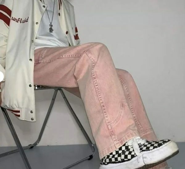 Y2K Grunge Baggy Jeans - Retro 90S Fashion, Summer Y2K Outfits, Vintage Y2K Style