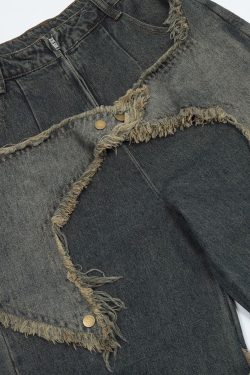 Y2K Grunge Baggy Star Jeans - Retro 90S Fashion, Summer Outfits, And Hip Hop Style