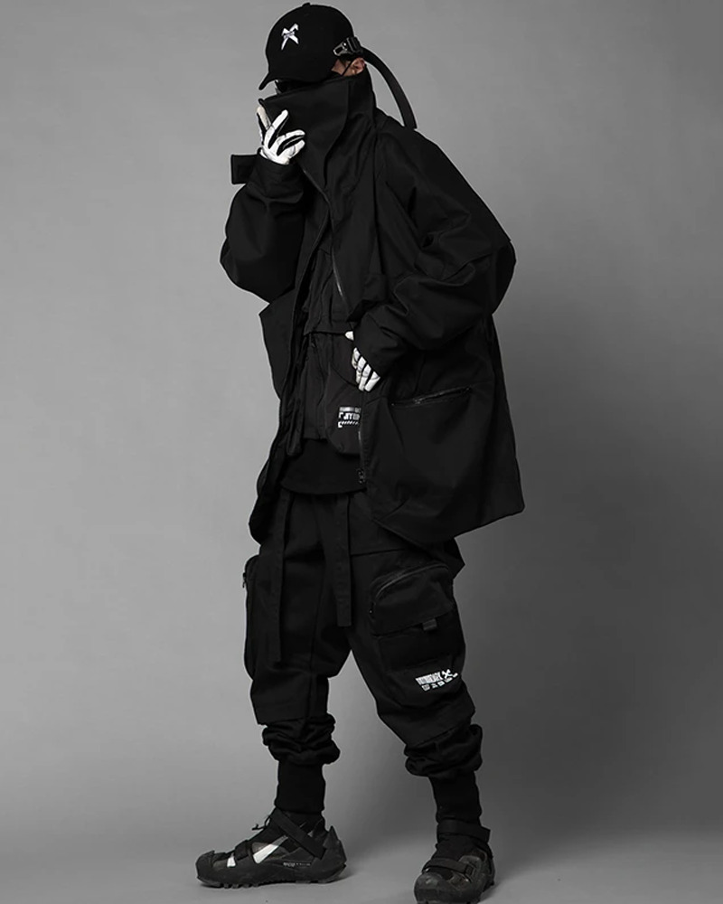 Y2K Grunge Baggy Techwear Pants - Retro 90S Fashion, Summer Outfits, And Clubwear Y2K Grunge Baggy Techwear Pants - Retro 90S Fashion, Summer Outfits, And Clubwear