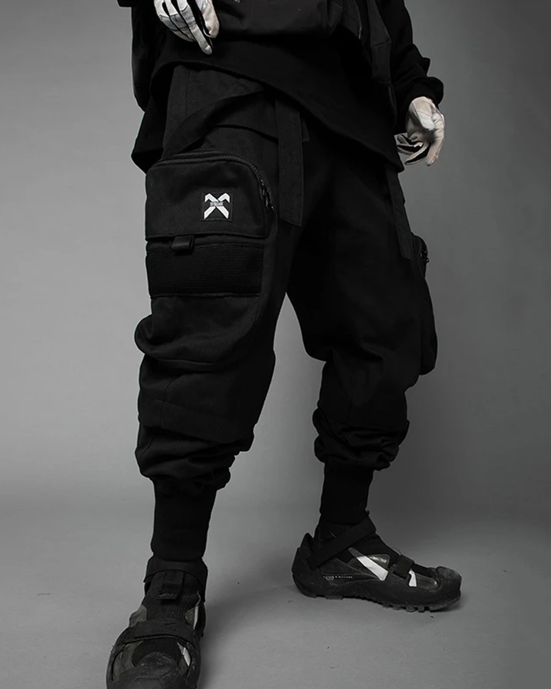 Y2K Grunge Baggy Techwear Pants - Retro 90S Fashion, Summer Outfits, And Clubwear Y2K Grunge Baggy Techwear Pants - Retro 90S Fashion, Summer Outfits, And Clubwear