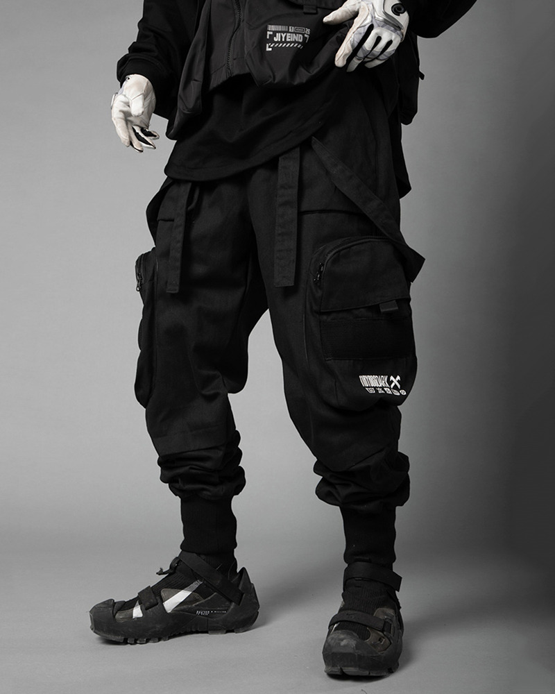 Y2K Grunge Baggy Techwear Pants - Retro 90S Fashion, Summer Outfits, And Clubwear Y2K Grunge Baggy Techwear Pants - Retro 90S Fashion, Summer Outfits, And Clubwear