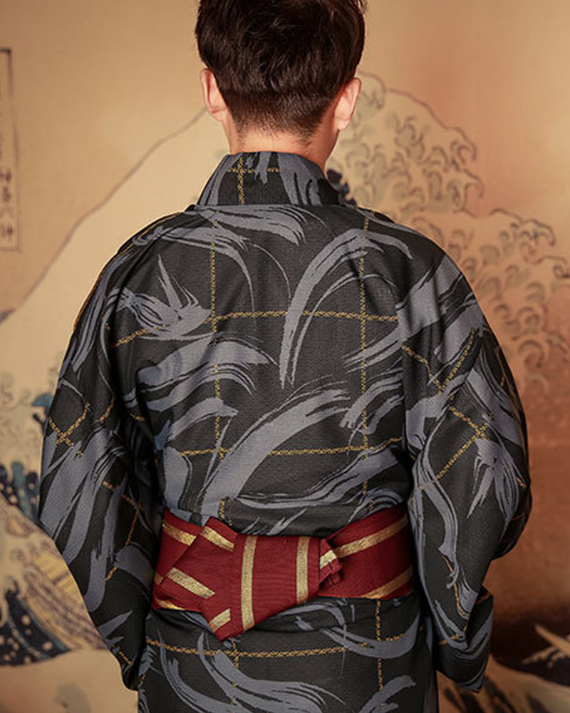 Y2K Grunge Black And Blue Kimono - Retro 90S Fashion, Summer Y2K Outfits, Gothic Y2K Style Y2K Grunge Black And Blue Kimono - Retro 90S Fashion, Summer Y2K Outfits, Gothic Y2K Style