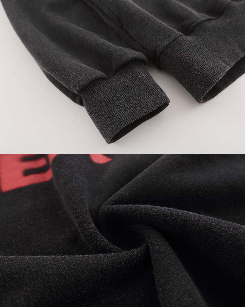 Y2K Grunge Black And Red Graphic Hoodie - 90S Fashion, Retro Style, Y2K Outfits Women Y2K Grunge Black And Red Graphic Hoodie - 90S Fashion, Retro Style, Y2K Outfits Women