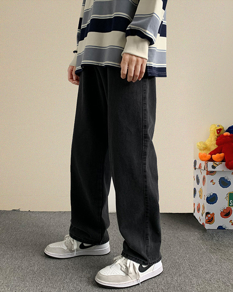 Y2K Grunge Black Baggy Jeans - Retro 90S Fashion, Summer Outfits, And Hip Hop Style Y2K Grunge Black Baggy Jeans - Retro 90S Fashion, Summer Outfits, And Hip Hop Style