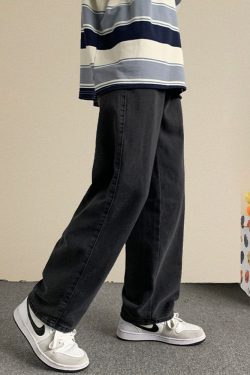 Y2K Grunge Black Baggy Jeans - Retro 90S Fashion, Summer Outfits, And Hip Hop Style