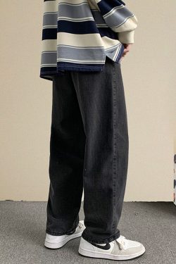 Y2K Grunge Black Baggy Jeans - Retro 90S Fashion, Summer Outfits, And Hip Hop Style